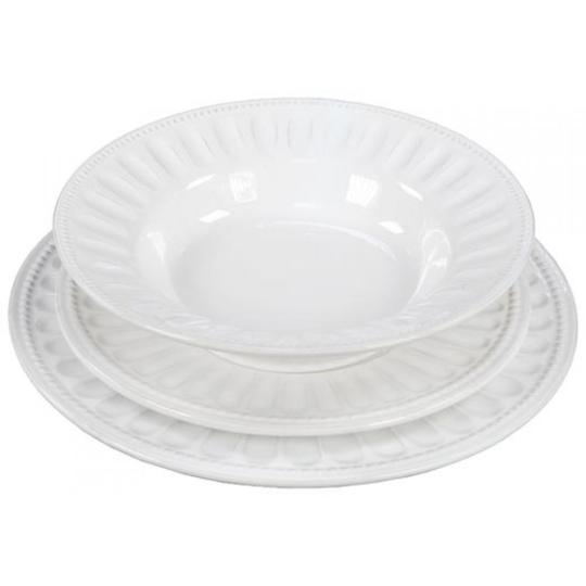 lg ty 0080 biely vzorovany klasicky elegantny slavnostny jedalensky suprava prestieranie servirovanie tanier sada stol jedalen kuchyna mediteransky provensalsky mestsky.jpg